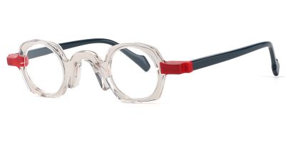 Prescription Glasses 21255 Clear Red