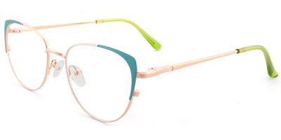 Cat Eye Prescription Glasses 23131 Blue
