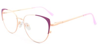 Cat Eye Prescription Glasses 23131 Red