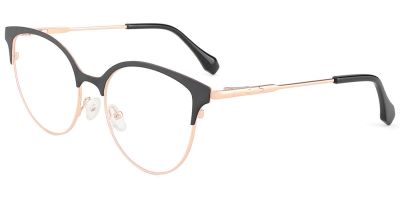 Cat Eye Prescription Glasses 23164 Black