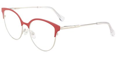 Cat Eye Prescription Glasses 23164 Red