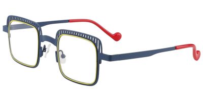 Square Prescription Glasses 23223 Blue