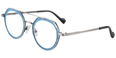 Prescription Glasses 23226 Blue Gray