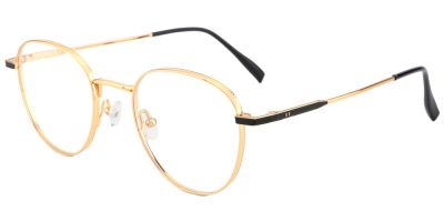GlassesPeople.com's Titanium Prescription Glasses 26020 Gold