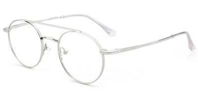 Aviator Prescription Glasses 26028 Silver