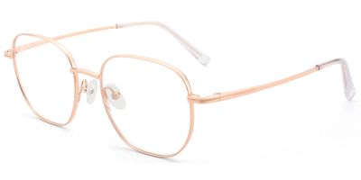 Titanium Prescription Glasses 26029 Gold