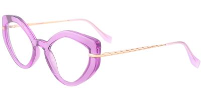 Cat Eye Prescription Glasses 35008 Pink