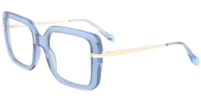 Square Prescription Glasses 35009 Blue