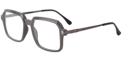 Square Prescription Glasses 35012 Gray