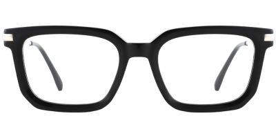 Rectangle Prescription Glasses 35014 Black