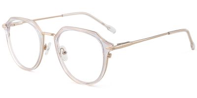 Prescription Glasses 35023 Clear Gold