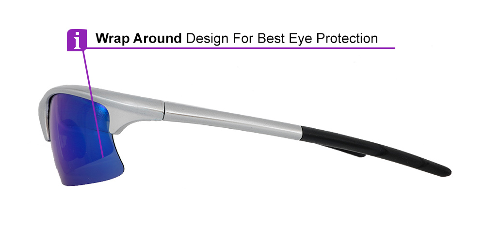 F0246 Prescription Sports Glasses & Sunglasses Silver