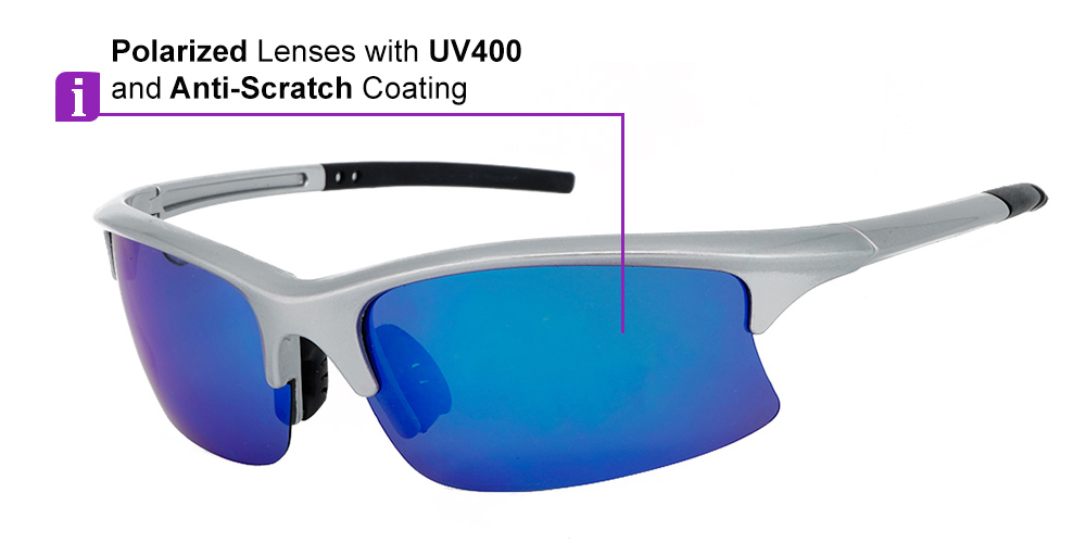 F0246 Prescription Sports Glasses & Sunglasses Silver