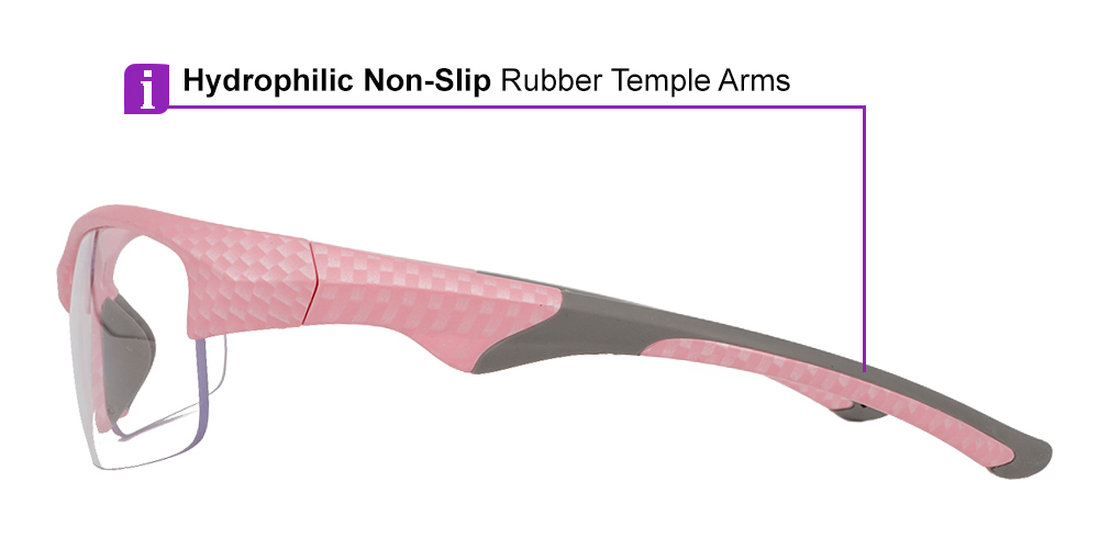 F0285 Prescription Safety Glasses Pink