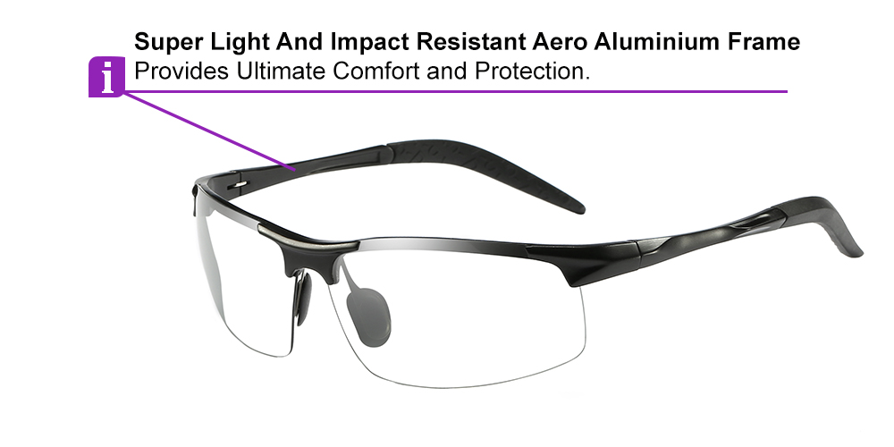 GM231 Prescription Sports Glasses Black