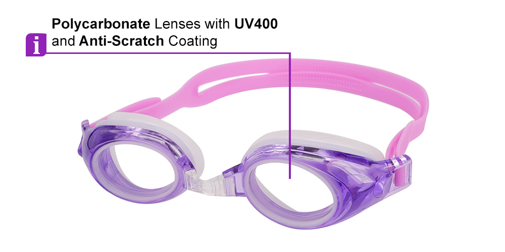 OS 2988 Prescription Swimming Goggles Purple