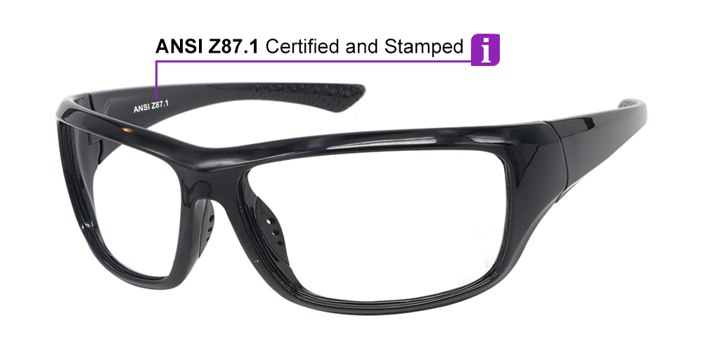 J063 Prescription Safety Glasses -- ANSI Z87.1 Certified
