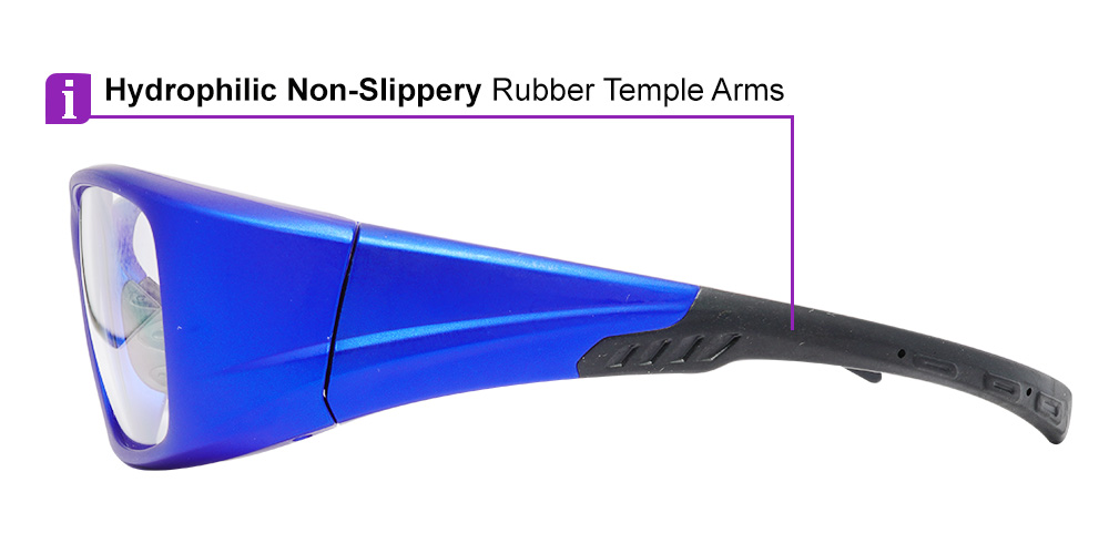 J126 Prescription Safety Glasses Blue