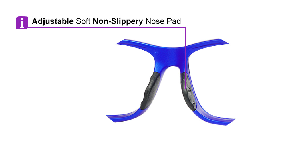 J126 Prescription Safety Glasses Blue