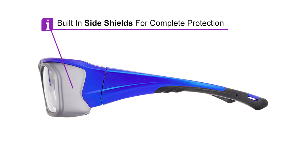 J129 Prescription Safety Glasses Blue