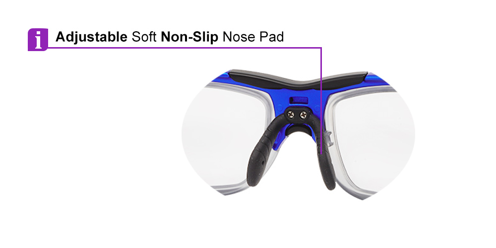 J129 Prescription Safety Glasses Blue