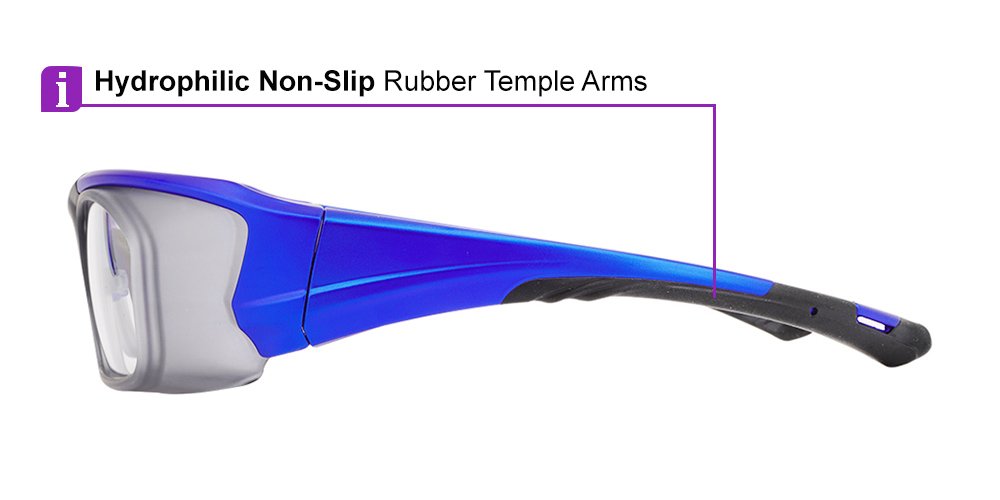 J129 Prescription Safety Glasses Blue