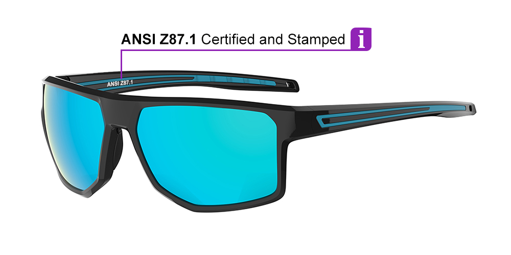 KA0102 Blue Prescription Sports Sunglasses