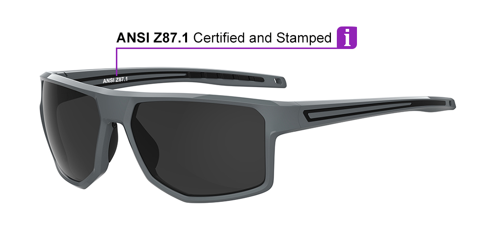 KA0102 Gray Prescription Sports Sunglasses