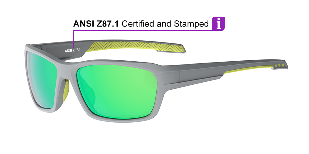 KA0203 Gray Prescription Sports Safety Sunglasses