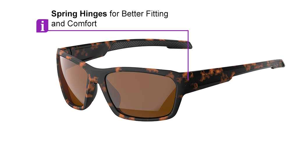 KA0203 Tortoise Prescription Sports Safety Sunglasses