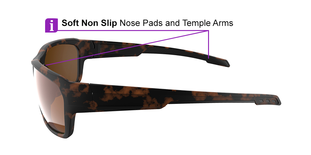 KA0203 Tortoise Prescription Sports Safety Sunglasses