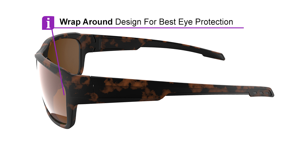 KA0203 Tortoise Prescription Sports Safety Sunglasses