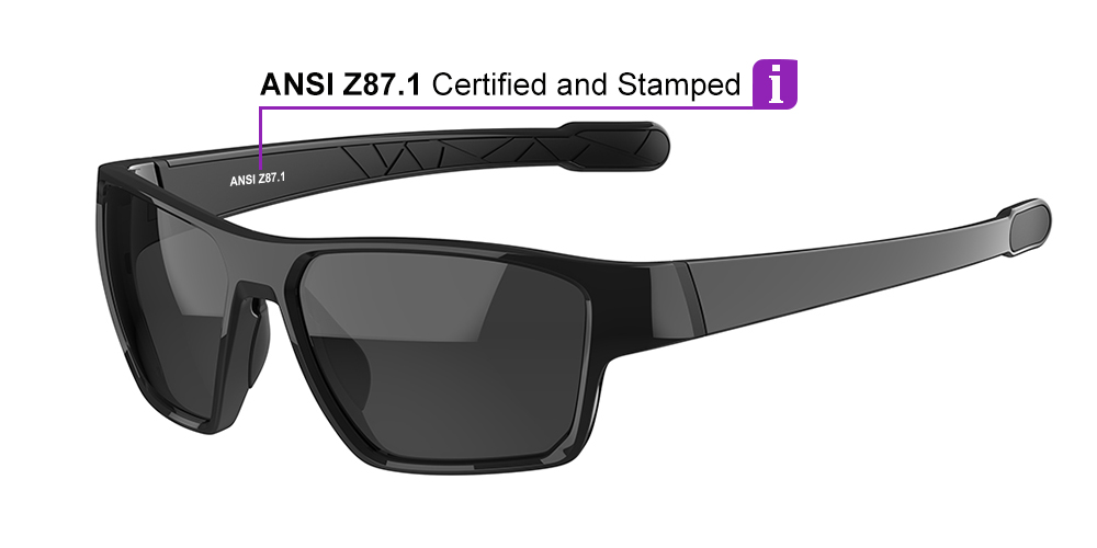 KA0408 Prescription Safety Glasses Black