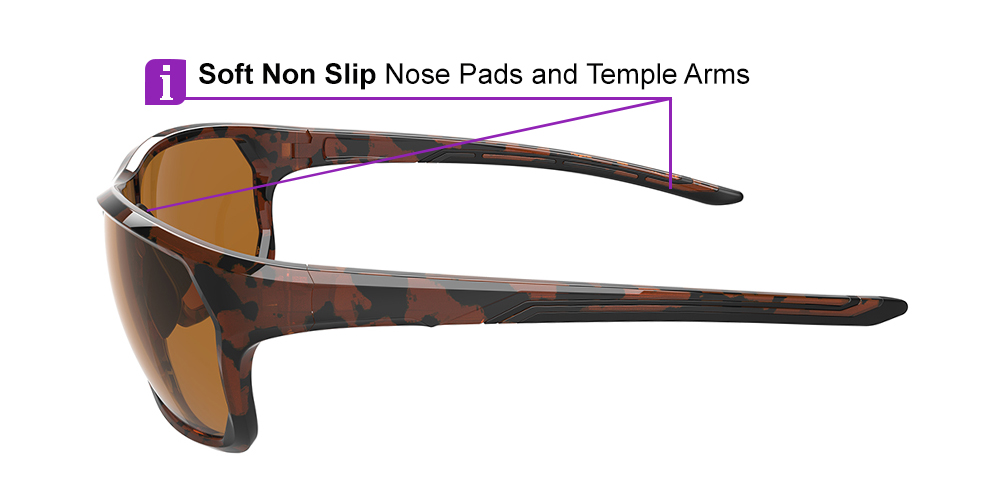 KA0510 Demi Amber Prescription Sports Sunglasses