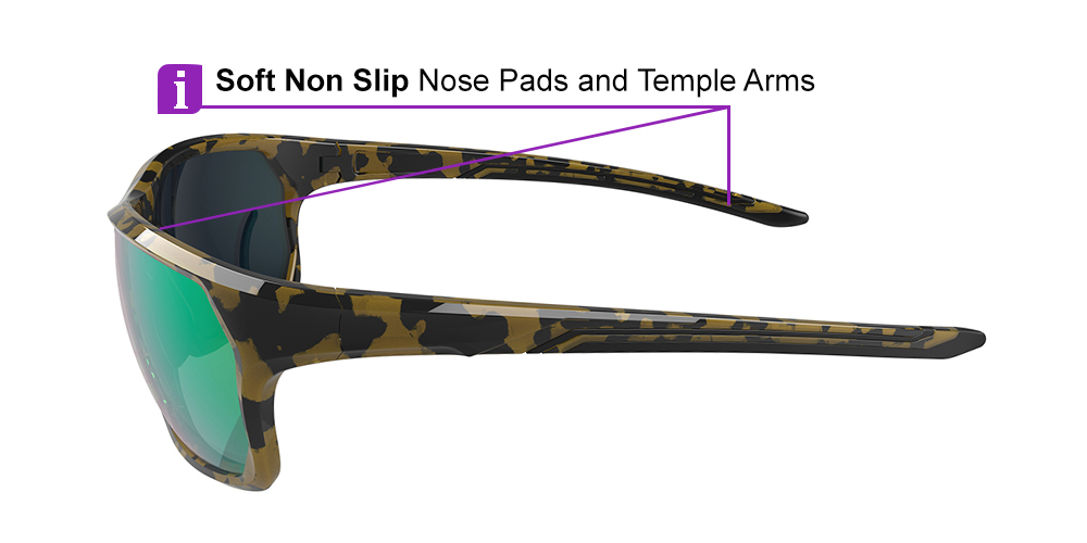 KA0510 Tortoise Prescription Sports Sunglasses