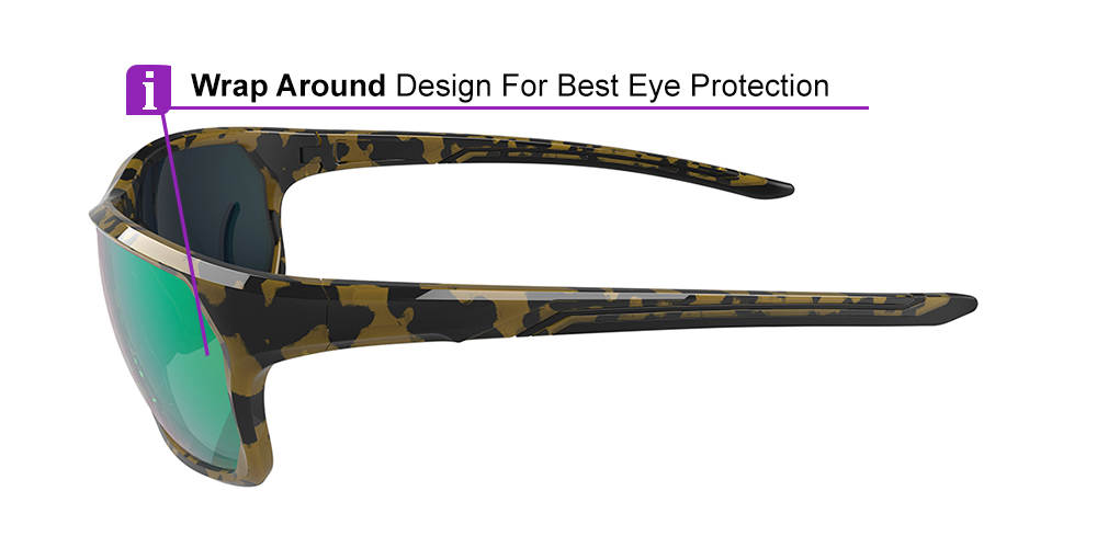 KA0510 Tortoise Prescription Sports Sunglasses