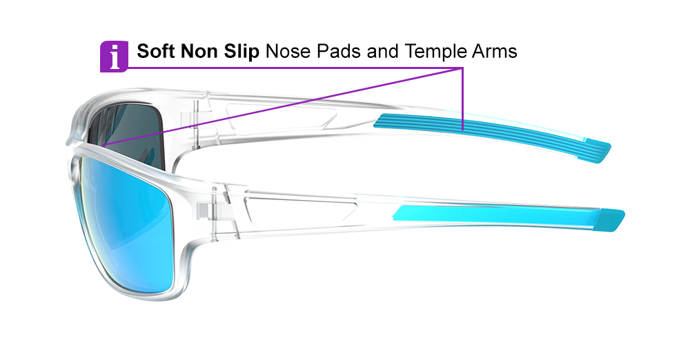 KA0611 Clear Prescription Sports Sunglasses