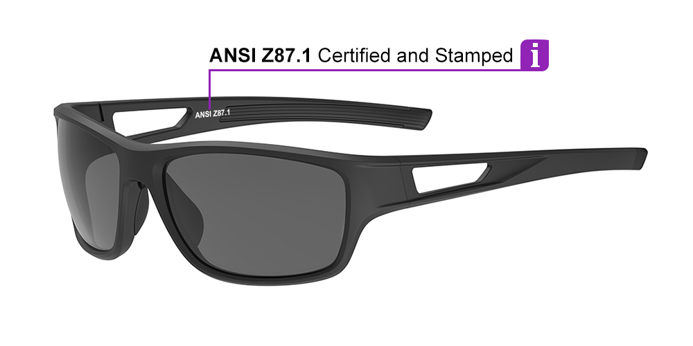 KA0611 Black Prescription Sports Sunglasses