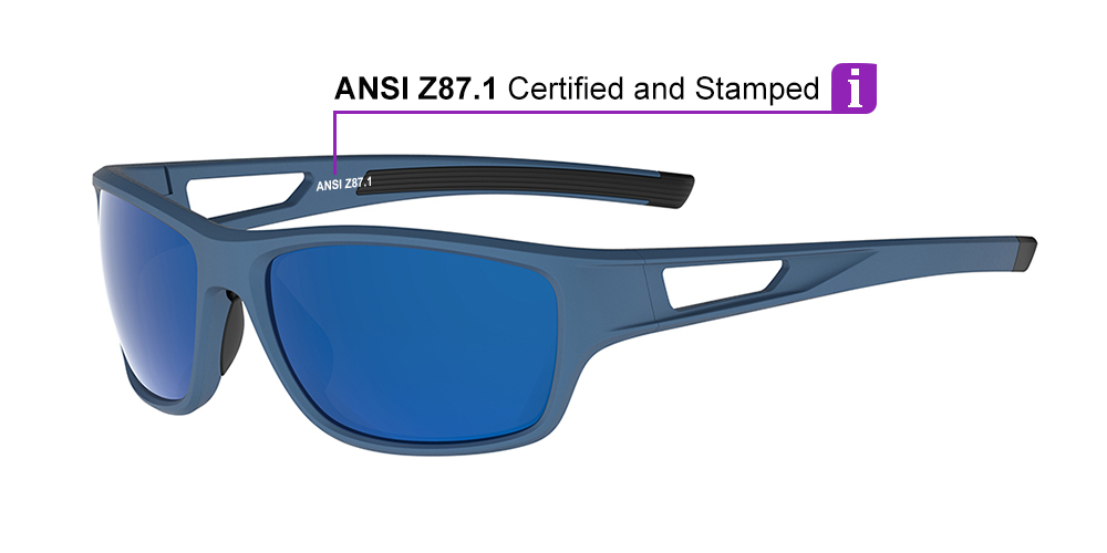 KA0611 Blue Prescription Sports Sunglasses