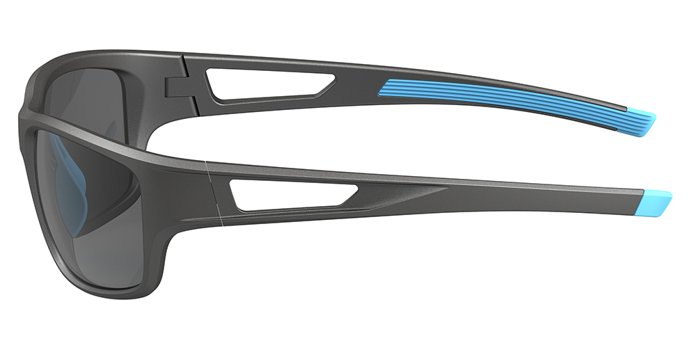 KA0611 Black Blue Prescription Sports Sunglasses