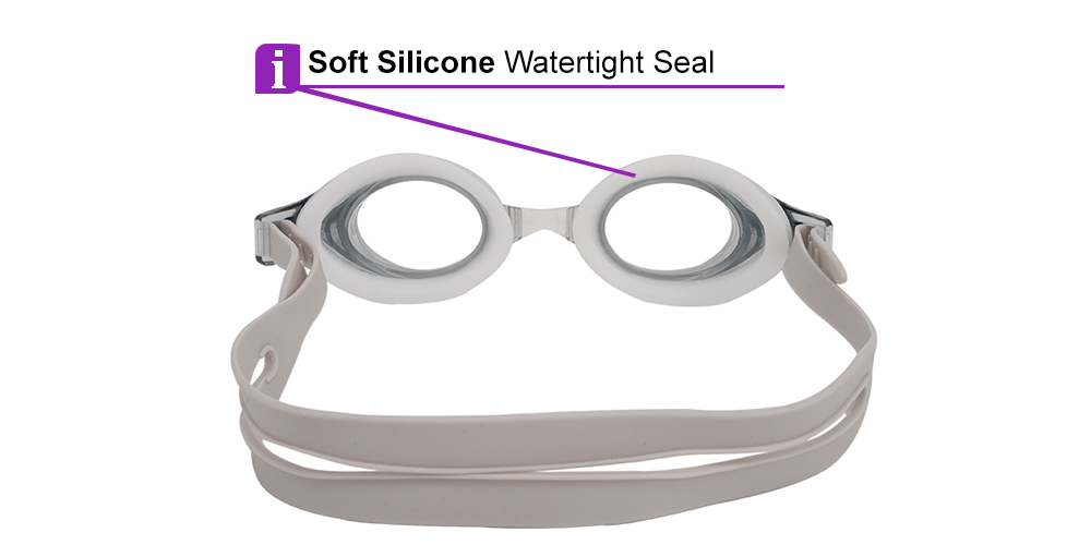 OS 2988 Prescription Swimming Goggles Gray 