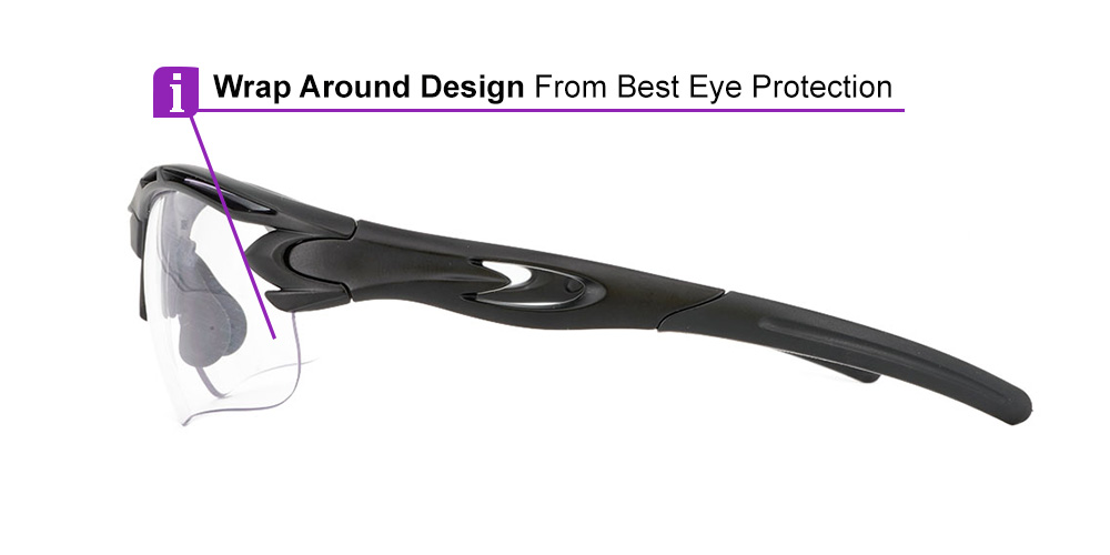 Q52 Prescription Safety Glasses Black