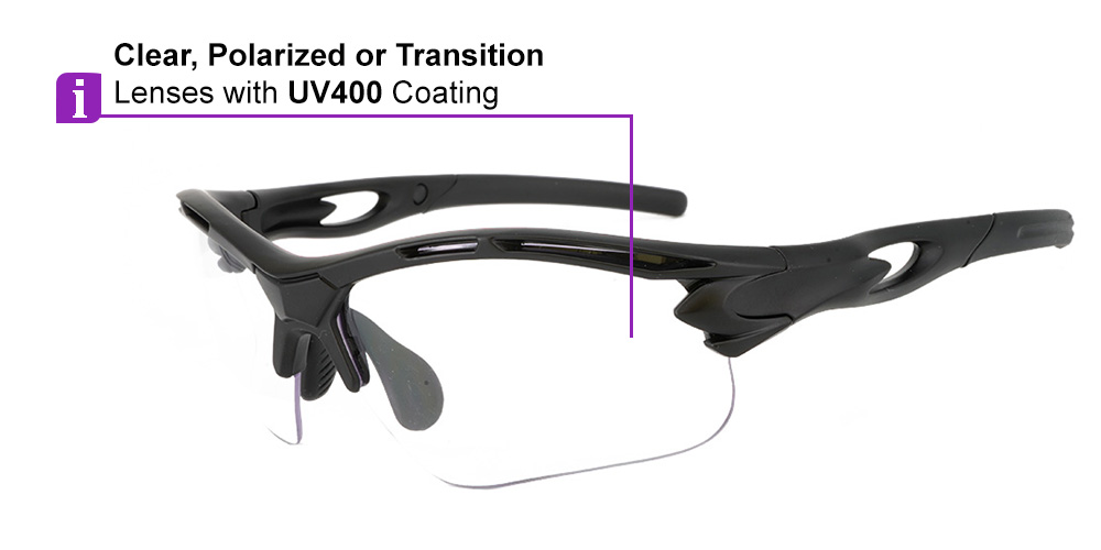 Q52 Prescription Safety Glasses Black
