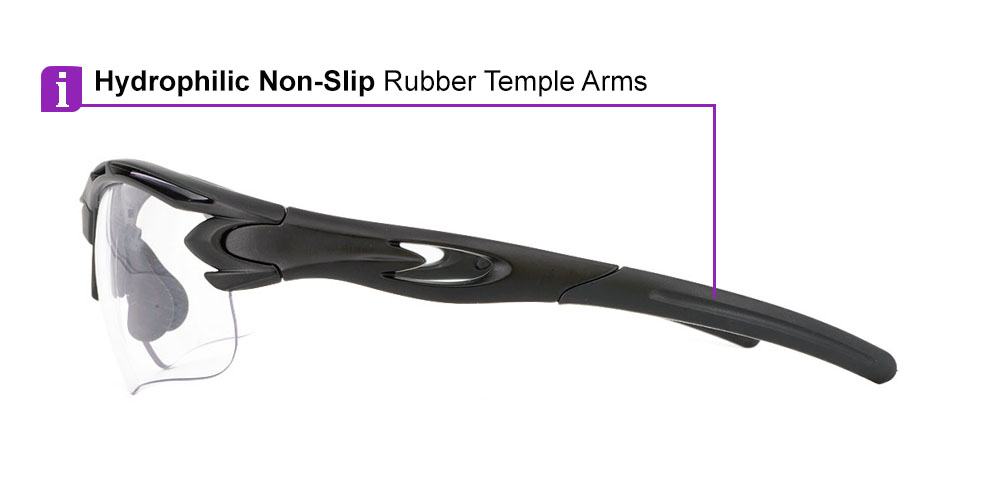 Q52 Prescription Safety Glasses Black