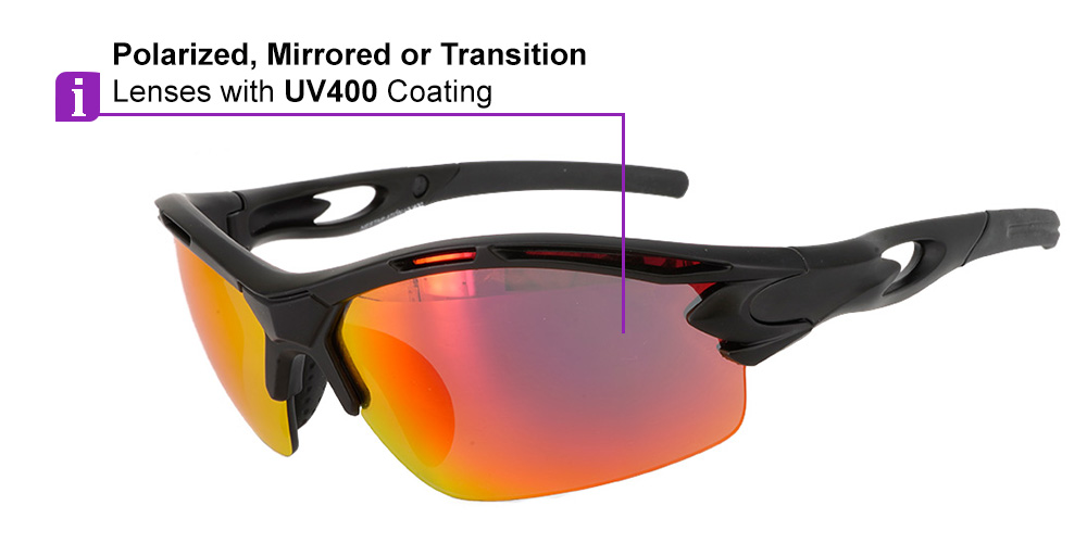 Q52 Prescription Sports Sunglasses Black