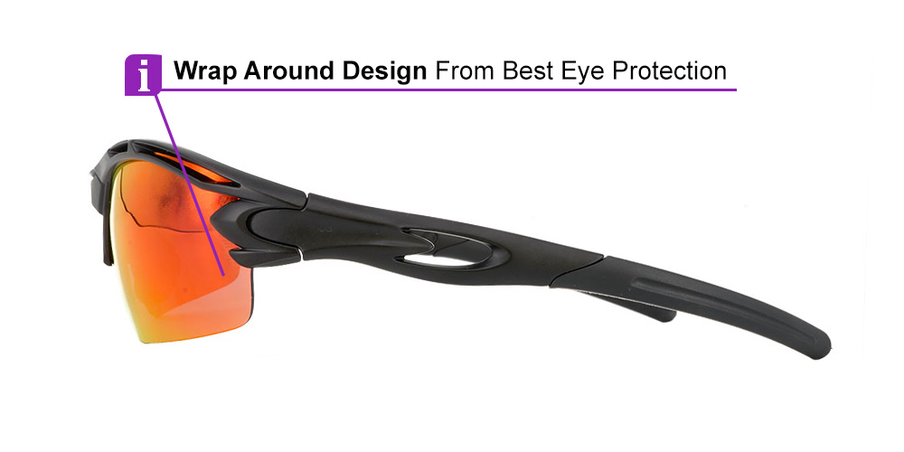 Q52 Prescription Sports Sunglasses Black