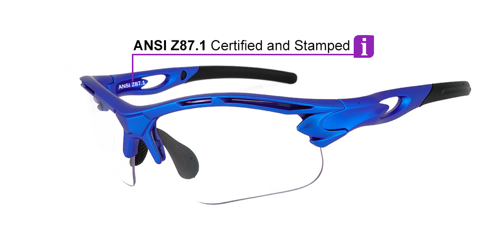Q52 Prescription Safety Glasses Blue 