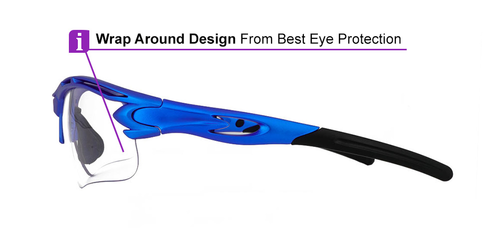Q52 Prescription Safety Glasses Blue 