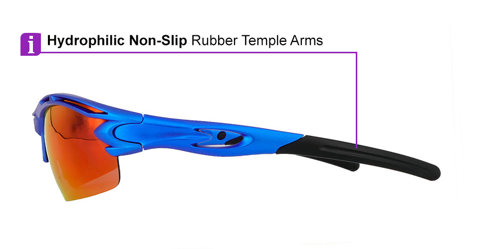 Q52 Prescription Sports Sunglasses Blue