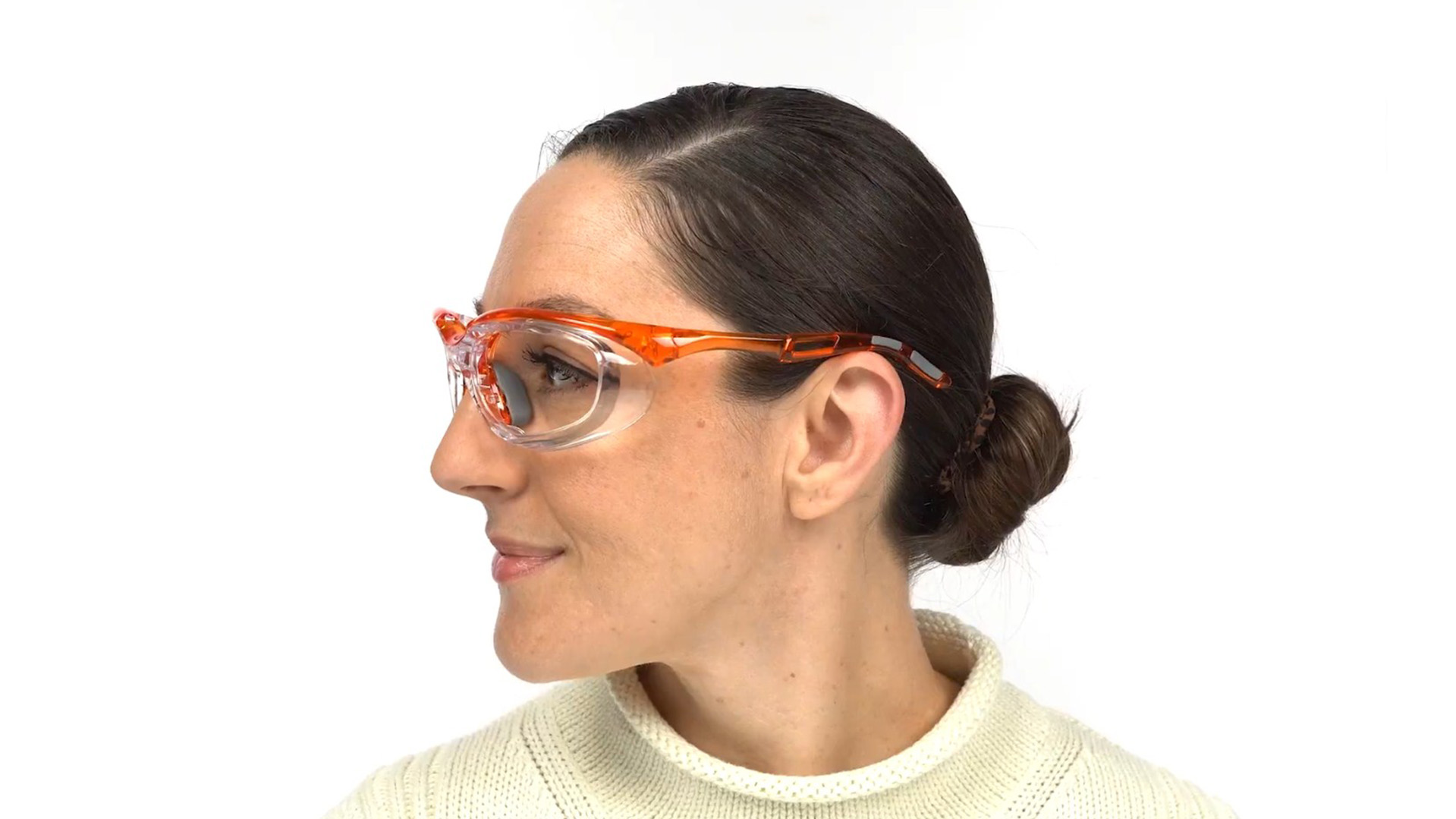 S005 Prescription Safety Glasses Orange